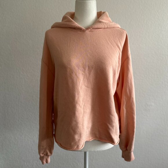 Abercrombie & Fitch Peach Cozy Cropped Hoodie – Size S - Picture 2 of 10